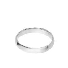 טבעת כסף חלקה- טבעת נישואין