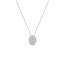 שרשרת כסופה עם אבן נוצצת