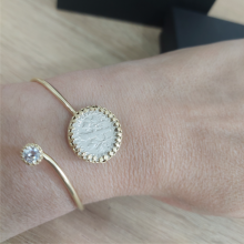  צמיד לשיבוץ מטבע של הרבי (לא כולל מטבע)