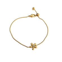 צמיד עם פרח עדין