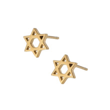 עגילים עם מגן דוד