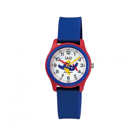 שעון QQ כחול לילדים - שעון נגד מים