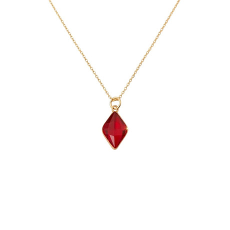 שרשרת עם תליון אדום