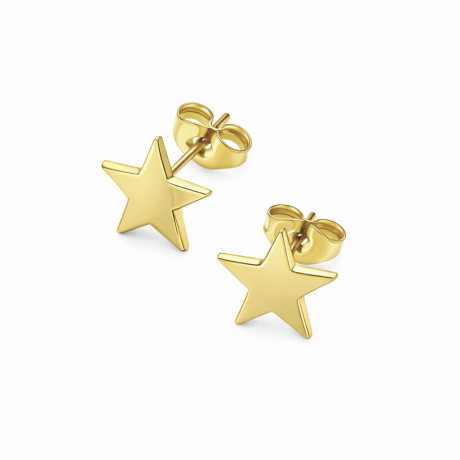 עגילים צמודים כוכבים